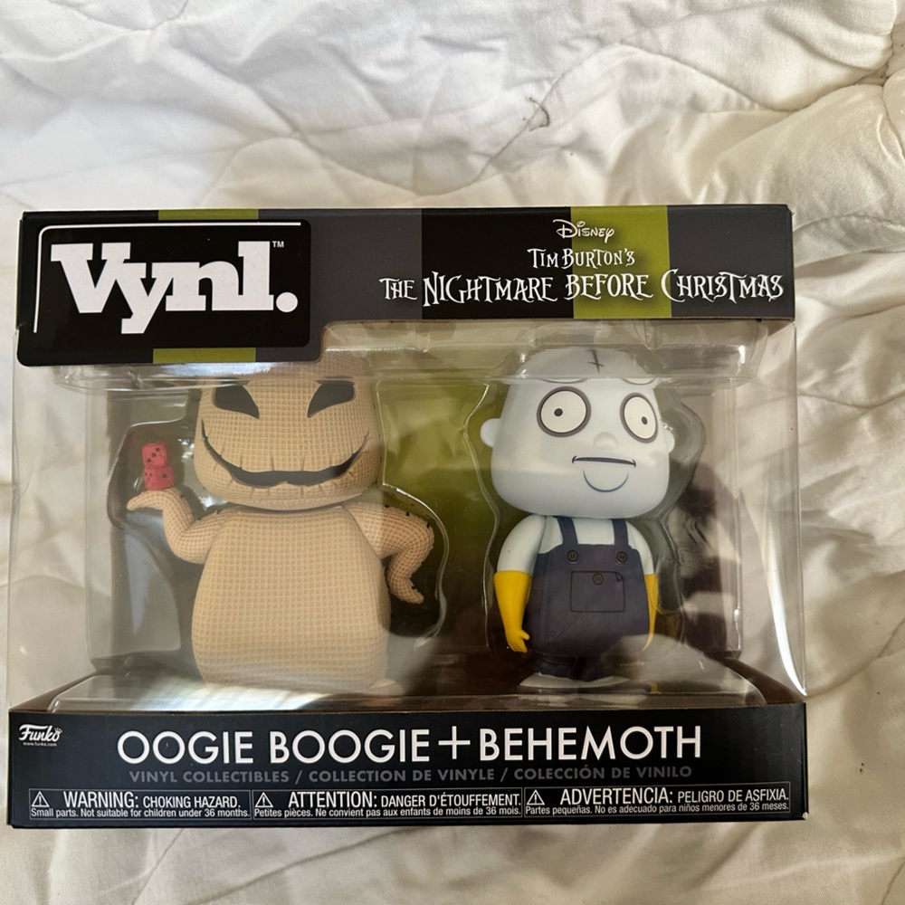 Disney’s Vynl Oogie Boogie and Behemoth Figures/ Nightmare Before Christmas